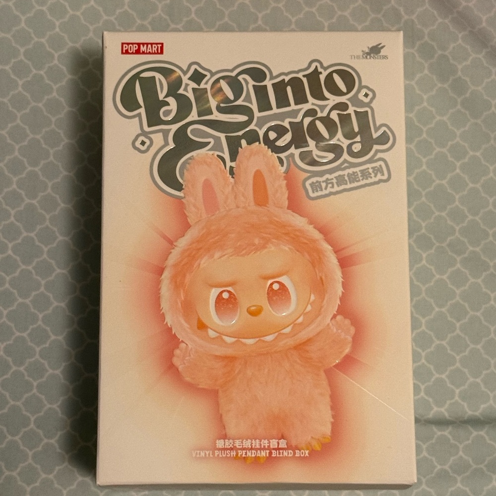 Pop Mart Labubu Big Into Energy Vinyl Plush Pendant Blind Box